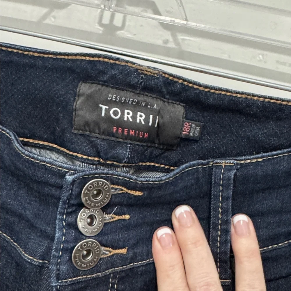 Torrid Dark Jeggings - 18R - Picture 2 of 3